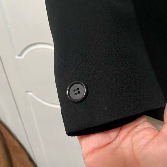 Anne Klein Black fully lined blazer jacket size 6 - Picture 4 of 8